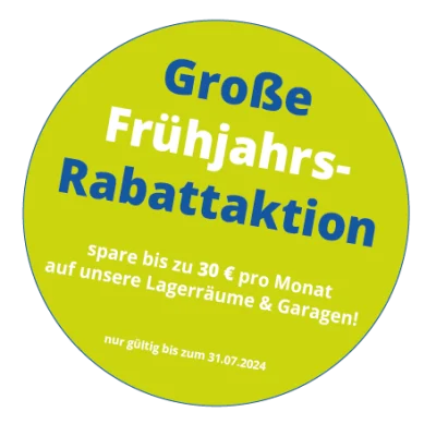 Große Rabattakton für ausgewählte Lagerräume und Garagen in Lüneburg- mit SpeicherMAXX bis zu 30€ sparen.